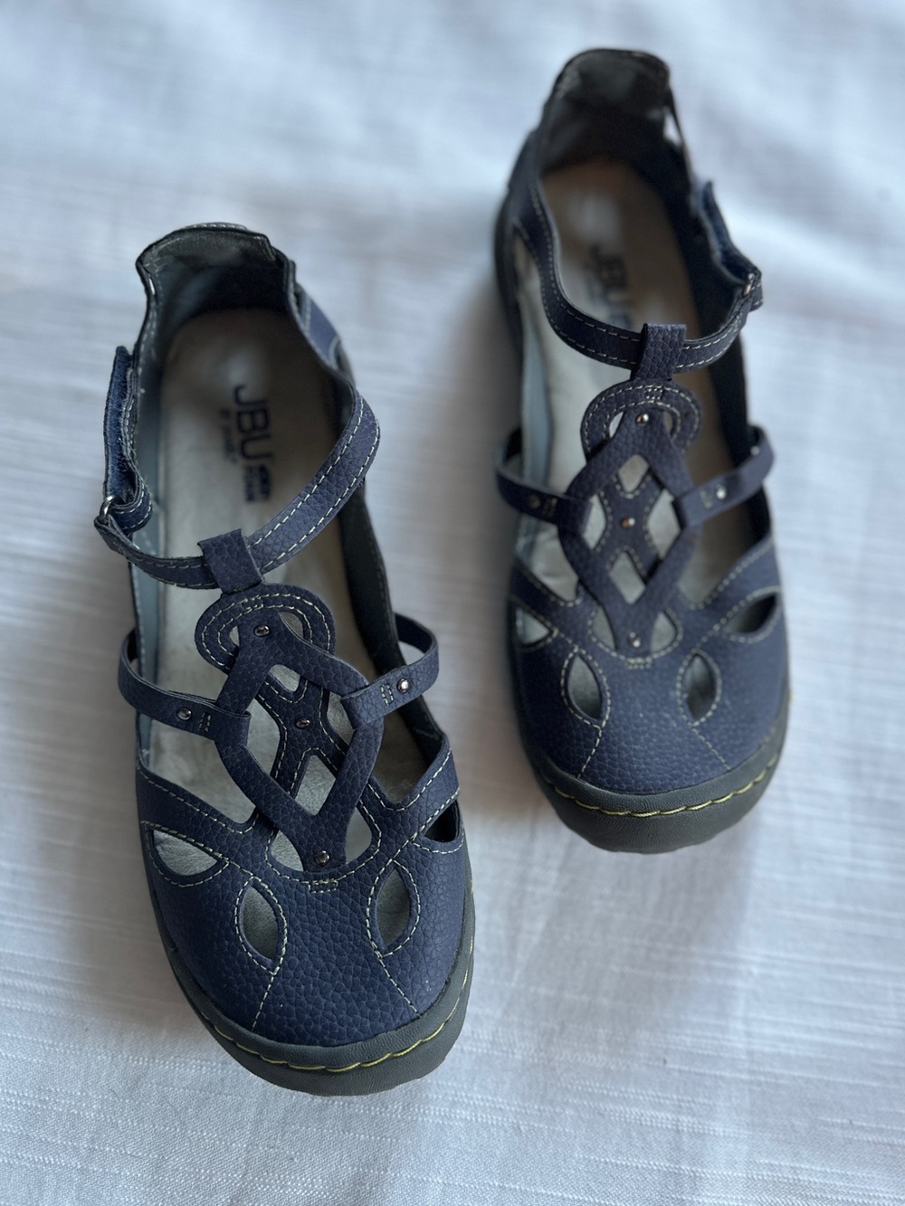 JBU by Jambu Navy Sydney Mary Jane Sandals | 8
